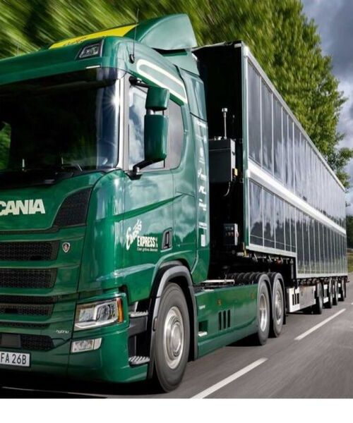 Scania представила електричну фуру, яка сама себе заряджає