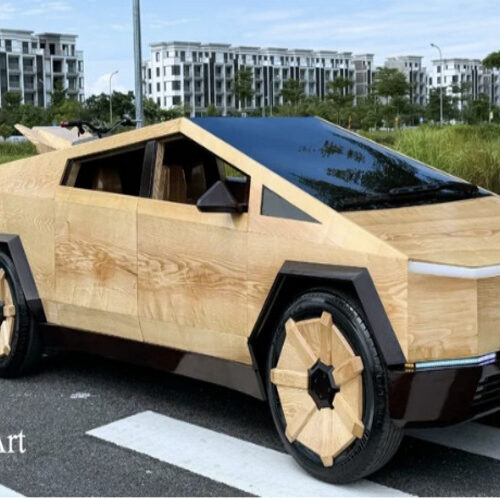Творці дерев’яного Cybertruck публічно звернулися до Ілона Маска та Tesla