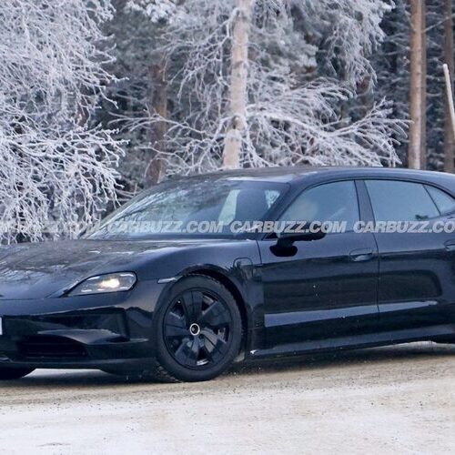 Опубліковано фото оновленого електромобіля Porsche Taycan Sport Turismo