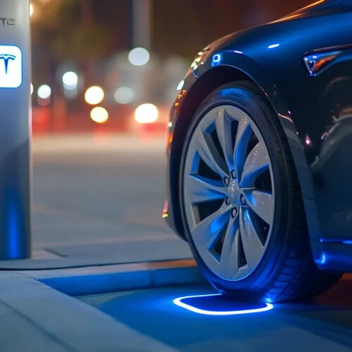 Електрокари Tesla отримають бездротову зарядку