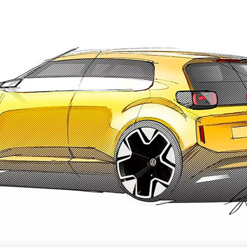 З’явилися перші ескізи нового електромобіля Volkswagen