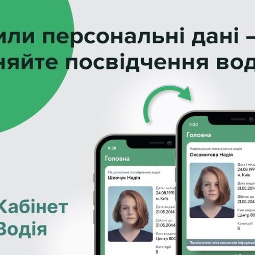 Водіїв, які змінили персональні дані та не обміняли посвідчення водія, штрафуватимуть