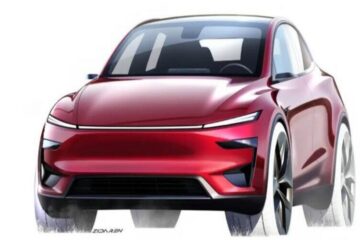 Tesla показала дизайнерські ескізи нової Model Y Performance