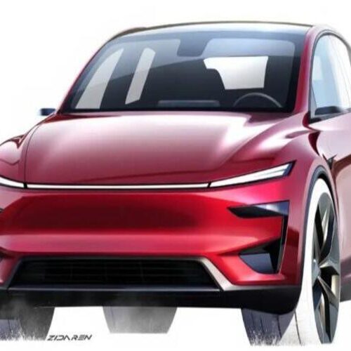 Tesla показала дизайнерські ескізи нової Model Y Performance