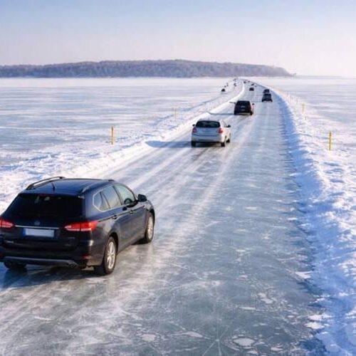 В Естонії запрацювало 17-кілометрове шосе по льоду Балтійського моря