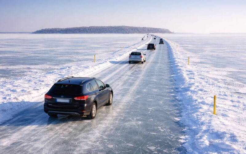 В Естонії запрацювало 17-кілометрове шосе по льоду Балтійського моря