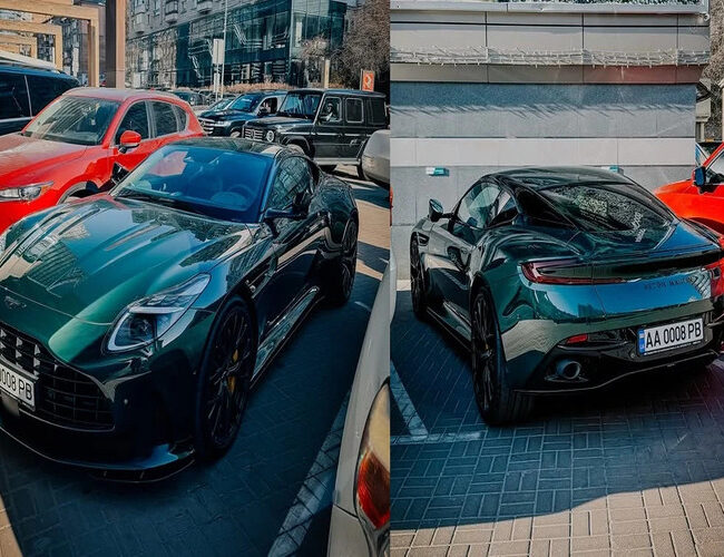 Aston Martin за 200 000 євро помітили на вулицях Києва