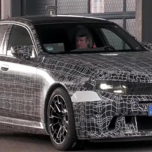 Новий BMW M5 помітили на дорозі