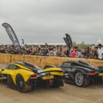 Прототип Aston Martin Vanquish на Нюрбургрингу з восьмивихлопною системою