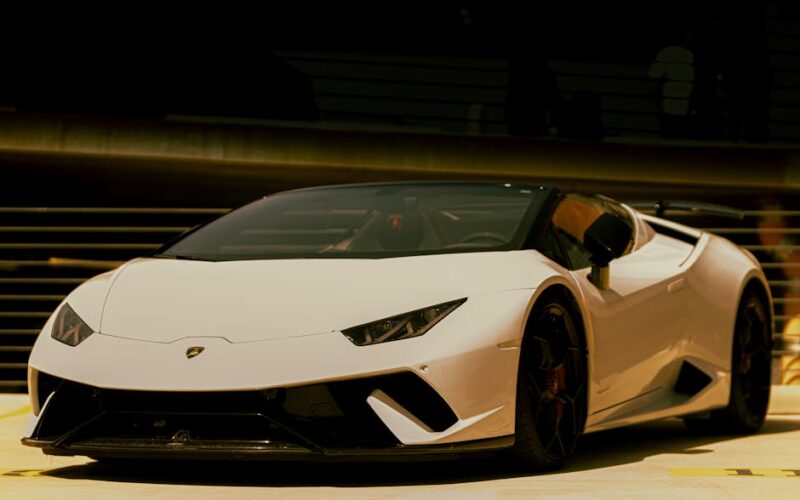 Lamborghini Fenomeno Spyder на тлі природи