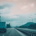 Tesla Semi на дорозі, електромобіль у русі