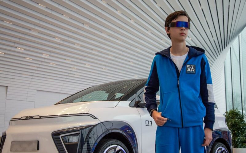 Електромобіль Shell Triple 10 Challenge на презентації