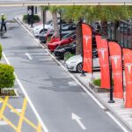 Електричний спорткар Tesla Semi під час демонстрації