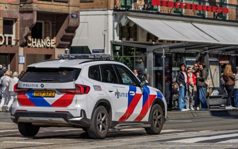Поліцейський автомобіль Denza B8 у Дубаї