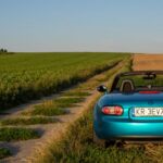 Mazda MX-5, що стане електрокаром, вид спереду