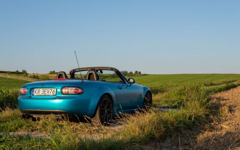 Жовта Mazda MX-5 ND з аеродинамічним обвісом